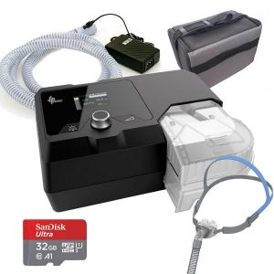 BMC Luna IQ Auto package With Heated Tube Humidifier and CPAP Mask